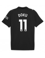 Manchester City Jeremy Doku #11 Venkovní Dres 2025-26 Krátký Rukáv